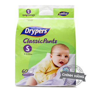 Tã quần Drypers Classic Pantz S60