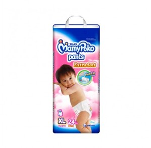 Tã quần MamyPoko Girls size XL 24 miếng (trẻ từ 12 - 17kg)