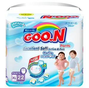 Tã quần GOON Renew Slim XL22 (12 - 17kg)