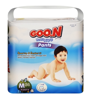 Tã quần Goo.n size M 64 miếng (trẻ từ 6 - 11kg)