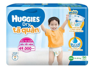 Tã quần Huggies Dry Pants XXL56