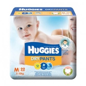 Tã quần Huggies size M22 miếng (trẻ từ 5 - 10 kg)