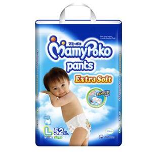 Tã quần MamyPoko Boys size L 52 miếng (trẻ từ 9 - 14kg)