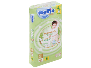 Tã quần Molfix thiên nhiên size XXL 44 miếng (cho bé 15 - 25kg)