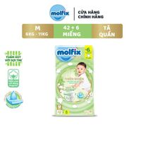 Tã quần Molfix thiên nhiên size M 42 miếng (cho bé 6 - 11kg)