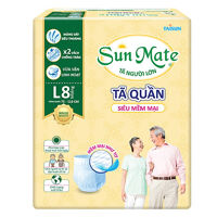 Tã quần người lớn Sunmate L8 8 miếng