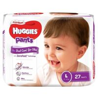 Tã quần siêu cao cấp Huggies Platinum L 27 miếng