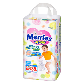 Tã quần Merries XL38 (trẻ từ 12 - 20kg)