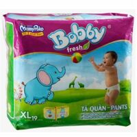 Tã quần Bobby Fresh XL19 19 miếng (12-17 kg)