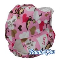 Tã vải Pink Cute Monkey Bambi Mio (3kg – 16kg)