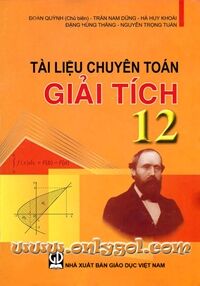 Tài liệu chuyên toán giải tích 12