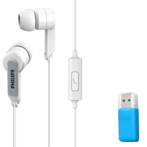 Tai nghe nhét tai có mic Philips SHE1405 (BK)