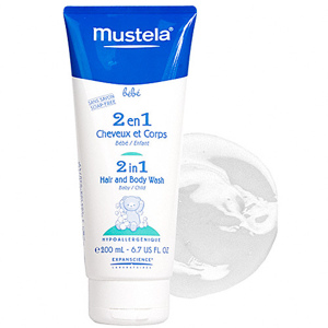 Sữa tắm gội 2 trong 1 Mustela 200ml