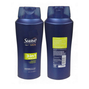 Tắm gội xả Suave 3 in 1 cho nam 828ml