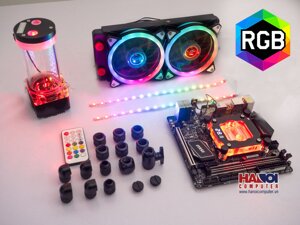 Tản nhiệt nước Custom Freezemod Rainbow RGB Kit ( Intel LGA 115X - 20XX )