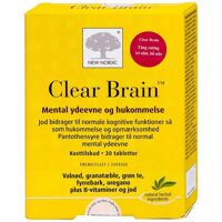 Tăng cường trí nhớ bổ não New Nordic Clear Brain hộp 30 viên