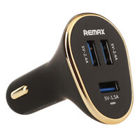 Tẩu sạc ô tô 3 cổng USB Remax RCC-302