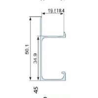 Tay nắm bắt vít Eurogold L1-2M-NHOM