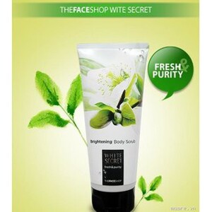 Kem Tẩy tế bào chết Brightening Body Scrub White Secret The face shop