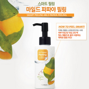 Tẩy tế bào chết chết chiết xuất từ đu đủ Smart Peeling Mild Papaya Peeling  The Face Shop - 150 ml