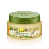 Tẩy tế bào chết toàn thân từ quýt, chanh và gỗ tuyết tùng Yves Rocher Mandarin Lemon Cedar Energizing Sugar Body Scrub 150ml