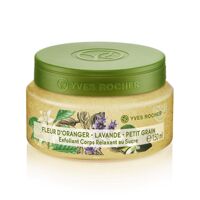 Tẩy tế bào chết từ cam, chanh và oải hương Yves Rocher Orange Blossom Lavender Lemon Grass Relaxing Sugar Body Scrub 150ml