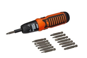 Tay vặn vít dùng pin 14 mũi vít Black & Decker A7073-TW