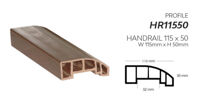Tay vịn 115x50mm BioWood HR11550