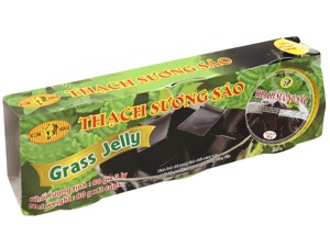 Thạch sương sáo Grass Jelly 3K hộp 240g (3 hộp x 80g)