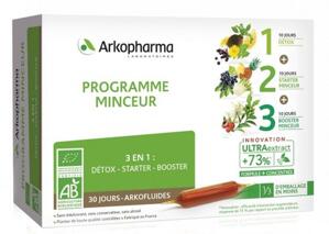 Thải độc giảm cân Arkopharma Arkofluide Programme minceur Triple Act