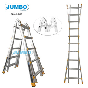 Thang nhôm gấp chữ A Jumbo A405