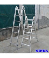 Thang nhôm gấp chữ A Ninda ND-205