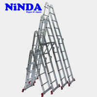 Thang nhôm gấp khúc chữ M Ninda ND-405C