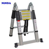 Thang nhôm rút gọn chữ A Ninda ND-44AI