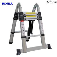 Thang nhôm rút gọn chữ A Ninda ND-38AI