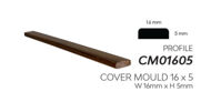 Thanh nẹp 16x5mm BioWood cm01605