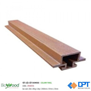 Thanh ốp cột 57x3.5mm BioWood CPj05735