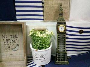 Tháp đồng hồ Big ben 23x5cm