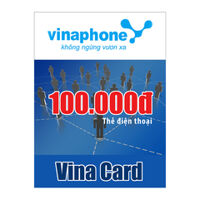 Thẻ cào Vinaphone mệnh giá 100.000 đồng