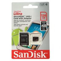 Thẻ nhớ MicroSDXC Sandisk Ultra - 128 GB , 48MB/s