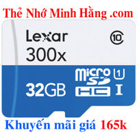 Thẻ nhớ MicroSDHC Lexar Class 10 45MB/s 32GB