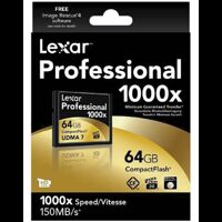 Thẻ nhớ CF Lexar Profession 150M/s tốc độ 1000x - 64GB