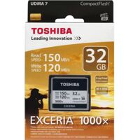 Thẻ nhớ CF Toshiba Extreme Pro 1000X - 32GB, 150MB/s