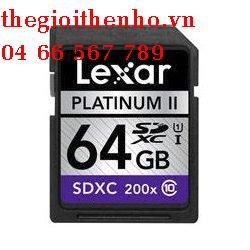 Thẻ nhớ Lexar Platinum II SDHC UHS-I 200X - 64GB