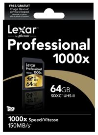 Thẻ nhớ Lexar SDXC 64GB 1000x 150MB/s