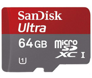 Thẻ nhớ Micro SD 64GB Sandisk C10 80Mb/s