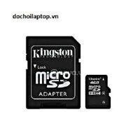 Thẻ nhớ Micro SD Kingston 4Gb ! - Thẻ nhớ Micro SD Kingston 4Gb