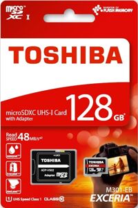 Thẻ nhớ Micro SDXC Toshiba - 128GB , 48 MB/s