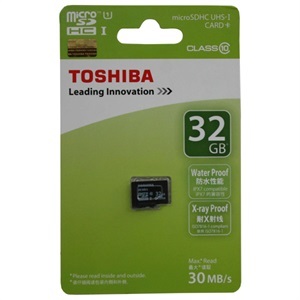 Thẻ nhớ micro UHS-1 Class 10 Toshiba R30 32GB