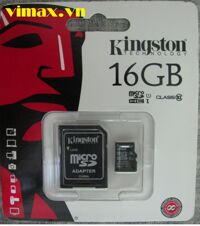 Thẻ nhớ MicroSDHC Kingston 16GB class 10 UHS-I 30MB/s